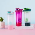 thumbnail image 1 of Vaidha Portable Portable Shaker Cup 700ml Double-layer Fitness Sports Water Bottle Protein Powder Plastic Scale Cup, 1 of 6