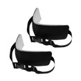 thumbnail image 1 of Miulika 2 Pcs Sangles d'Appui-tête Oreiller Portable pour Dormir Femmes Hommes Bande Noire, 1 of 9