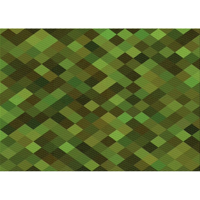 Ahgly Tapis Rectangulaire Lavable en Machine Intérieur Transitionnel Vert Lime Foncé, 5 Pieds x 7 Pieds