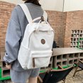 thumbnail image 3 of Faraee Canvas Laptop Backpack Notebook School College Rucksack Top Handle Satchel Handbag with Compartments, 3 of 4