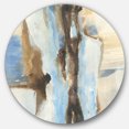 thumbnail image 1 of Designart 'River Run I' Art Mural Géométrique en Métal, 1 of 3