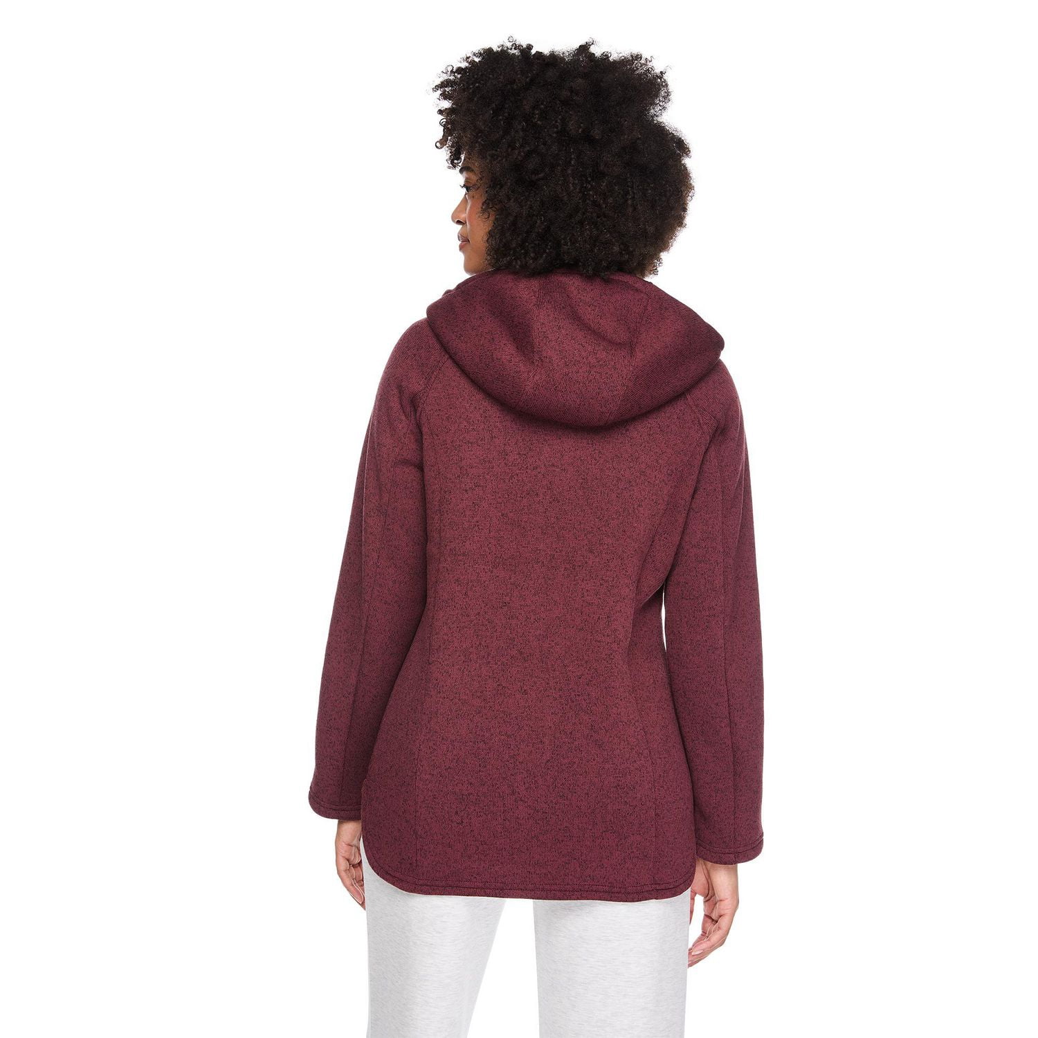 Veste zippée en fausse peau de mouton George pour femmes