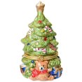 thumbnail image 1 of Christmas Tree Jewelry Box Ceramic Hinged Trinket Box Small Christmas Tree Figurine Organizer Home Tabletop Decor Christmas Gifts, 1 of 8