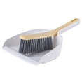 thumbnail image 2 of Hand Broom and Dustpan Set, EDHITNR Compact Mini Cleaning Tool, Plastic Desktop Keyboard Sofa Car Small Space Handheld Broom Dustpan, Yellow, 2 of 6