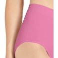 thumbnail image 2 of Bali Womens One Smooth U All Around Smoothing Brief, 7, Purple Rose Pointelle, 2 of 3