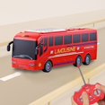thumbnail image 1 of karymi Four Way LED Simulation Bus Children's Travel Bus Remote Control Bus Toy Car Model Toy Family Gifts, 1 of 6