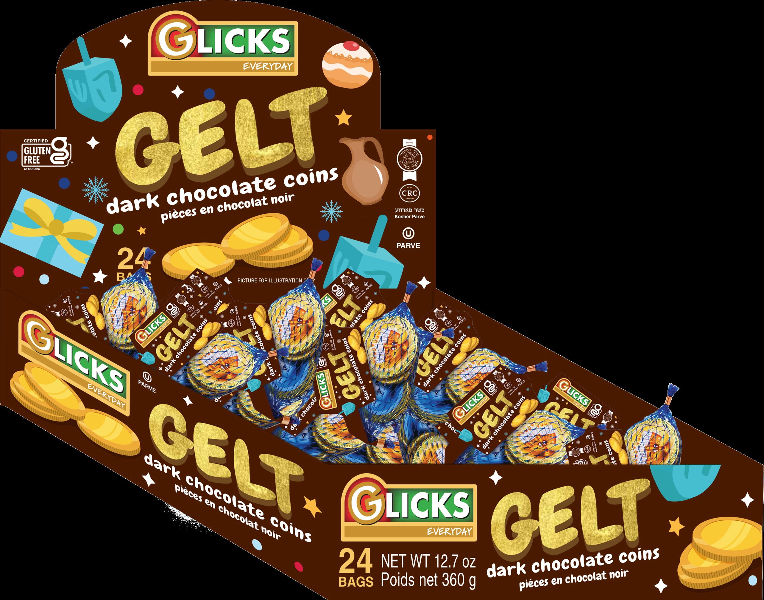 Glicks Coins Chocolate Dark