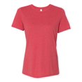 thumbnail image 1 of BELLA+CANVAS 6400 - T-Shirt en Jersey à Manches Courtes Décontracté, m, Mélange Rouge, 1 of 3