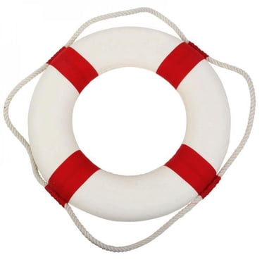 Big Clearance! Hanging Lifebuoy Navy StyleHanging Foam Lifebuoy Home Decor Nautical Welcome Aboard Decorative Ring Room Bar Home Decoration