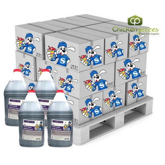 Slush Puppie Sirop de Slush Arctic Grape Concentré 5:1 en Vrac 135 Oz/4 L - 4/caisse (Palette de 48 Caisses) - TOTAL de 192 Unités