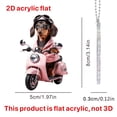 thumbnail image 1 of Gifts for Dogs Valentine's Day Love Dog Key Chain Backpack Pendant Children Gift Car Decoration Backpack for Dogs, 1 of 4