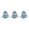 thumbnail image 4 of Decodeary Durable Backpack For School And Travel Comfortable And Sturdy Fashion School Bag light blue 3Set, 4 of 6