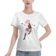 thumbnail image 1 of Women's Basic Short Sleeve T-Shirt Naruto Sakura, 1 of 6