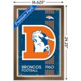 thumbnail image 3 of NFL Denver Broncos - Retro Logo 14 Wall Poster, 22.375" x 34", 3 of 5
