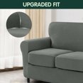thumbnail image 4 of CHUN YI Sofa Cover with Separate Cushion Slipcover Stretch Checks, 4 of 7