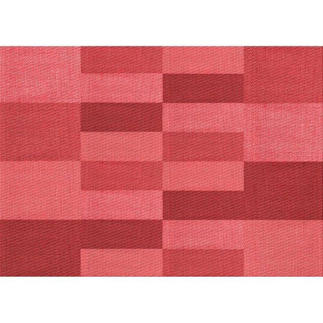 Ahgly Company Tapis Rectangulaire Rouge Lavable en Machine, 3 Pieds x 5 Pieds