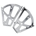 thumbnail image 1 of Fdit Furniture Hinges,2Pcs Stainless Steel Shoes Drawer Cabinet Hinges Turing Rack Replacement Fittings, Shoes Cabinet Turning Rack, 1 of 8