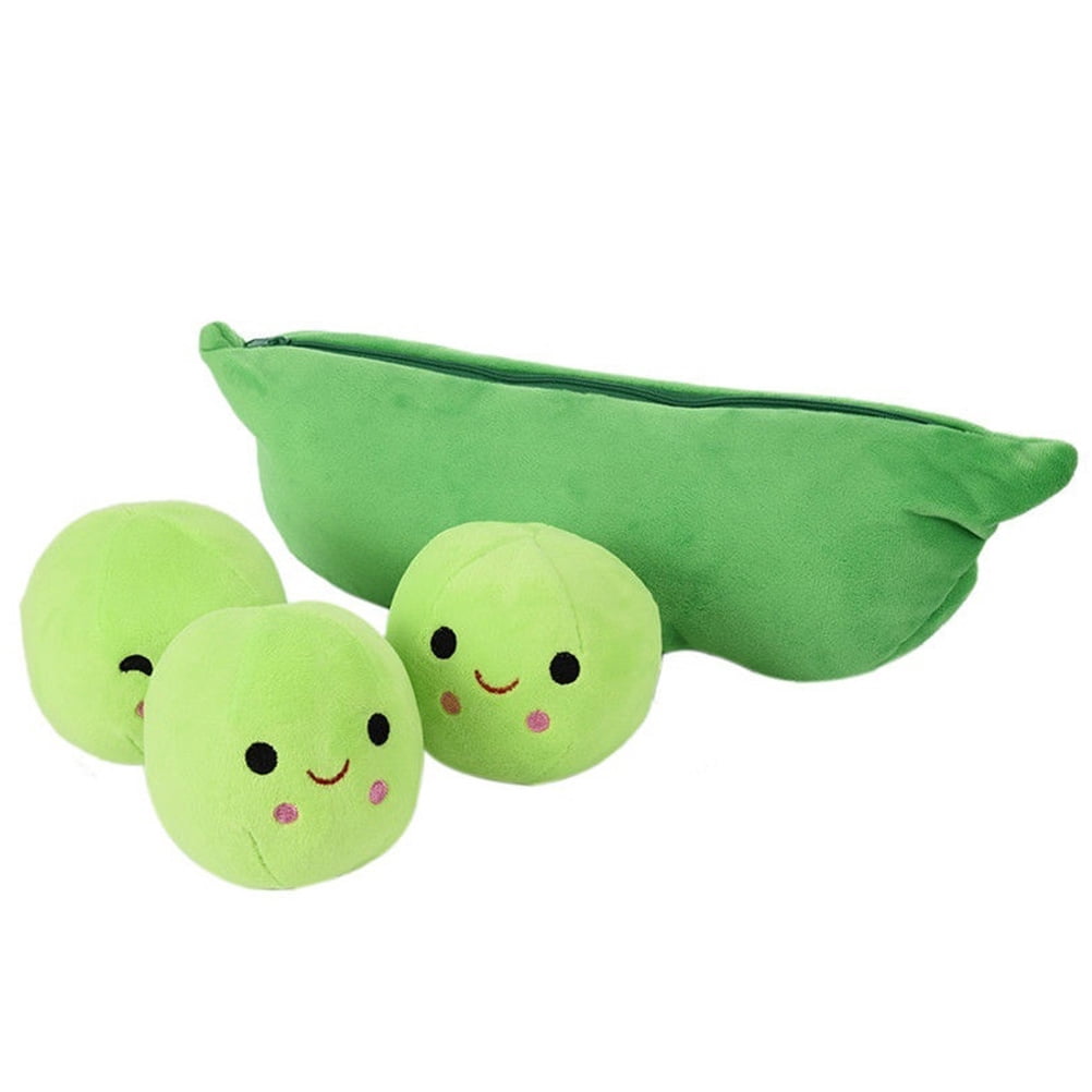 Plush Toy, Lovely Soft Pea Pod Plush Toy  for Children Gift