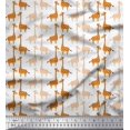 thumbnail image 1 of Soimoi Poly Georgette Fabric Giraffe Kids Print Fabric by Yard 52 Inch Wide, 1 of 3