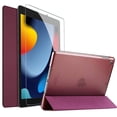 thumbnail image 1 of SuperShield Smart Case With Screen Protector for iPad Air 3rd 10.5" 2019 / iPad Pro 10.5" 2017, Slim Lightweight Folio Stand Cover with Translucent Frosted Back - Purple, 1 of 5