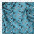 thumbnail image 4 of Soimoi Silk Fabric Moon & Stars Galaxy Decor Fabric Printed Yard 42 Inch Wide, 4 of 6