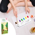 thumbnail image 4 of Children's Watercolor Coloring Notebook Watercolor Graffiti Paper with Paint Picture Book DIY Coloring Picture Bookmark, 4 of 6