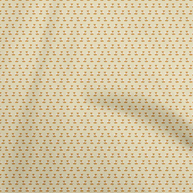 oneOone Rayon Light Yellow Fabric Animal Craft Projects Decor Fabric Printed By The Yard 56 Inch Wide
