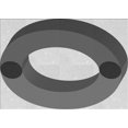 thumbnail image 1 of Ahgly Company Machine Washable Indoor Rectangle Transitional Silver Gray Area Rugs, 3' x 5', 1 of 7