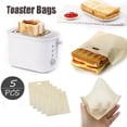 thumbnail image 1 of Vaidha Sacs pour Grille-Pain Réutilisables pour Grilled Cheese Sandwich Antiadhésifs Résistants à la Chaleur, 1 of 2