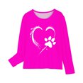 thumbnail image 3 of Birdeem Chemises à Manches Longues pour Filles Chemises à Manches Longues Imprimés Mignons Col Rond Hauts Blouses Décontractées Habillées Vêtements Chemises à Manches Longues pour Filles, 3 of 4