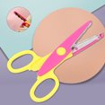 thumbnail image 3 of Scissors, Plastic Scissors For Kids Safety Scissors with 6 Pcs For Art Paper Cutting, 3 of 7