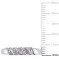 thumbnail image 2 of Miabella Sterling Silver Braided Design Band, 2 of 4