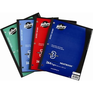Hilroy 3 Cahier des matières