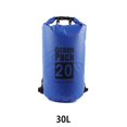 thumbnail image 3 of Waterproof Bags Multifunctional Outdoor Backpack Large-Capacity Equipment Foldable Kayak Rafting Bag Pool Beach Sports Gem Blue 30L Shoulders, 3 of 9