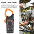 thumbnail image 3 of Measure Current , Functional Digital Clamp Meter DT266 Convenient PVC Brass  for Industry, 3 of 8