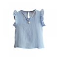 thumbnail image 3 of MesaSe Ensemble Décontracté d'Été pour Bébés Filles Débardeur en Chiffon Sans Manches Col Rond Perle 3-8 Ans, 3 of 9