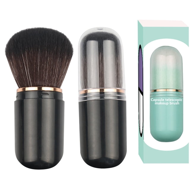 Dvkptbk Makeup brush Capsule Retractable Makeup Brush Portable Beauty Tool Makeup Brush
