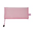 thumbnail image 2 of Mohdy 1Pc Solid Color Striped Hollow-Out Horizontal Mesh Pencil Case Document Storage Rd1 A,Zipper Mesh Pouch Pencil Pen Case Pencil Storage Pouches Pencil Bag Multipurpose Travel Bags, 2 of 9