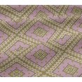 thumbnail image 5 of oneOone Viscose Jersey Fabric Diamond|Triangle & Check Geometric Printed Fabric 1 Yard 60 Inches Wide, 5 of 5
