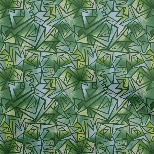 oneOone Cotton Poplin Green Fabric Abstracts Sewing Craft Projects Fabric Prints By Yard 42 Inch Wide