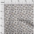 thumbnail image 2 of oneOone Rayon Light Gray Fabric Tropical Sewing Craft Projects Fabric Prints By Yard 56 Inch Wide, 2 of 4