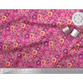 thumbnail image 3 of Soimoi Cotton Cambric Fabric Geometric Small Print Fabric by The Yard 42 Inch Wide, 3 of 3
