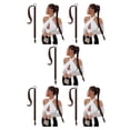 thumbnail image 1 of ziyahi DIY pour Différentes Tresses Extension de Cheveux pour Volume Instantané Extension Queue de Cheval Tressée Changement de Style Brun Foncé 5ensemble, 1 of 6