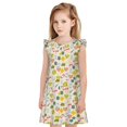 thumbnail image 1 of Vsdgher Icônes Médicales pour Filles Chemises de Nuit Manches Courtes à Volants Robe de Nuit Pyjama pour Fête Pyjama-TG, 1 of 6