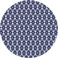 thumbnail image 1 of Ahgly Company Tapis Rond Lavable en Machine Intérieur Transitionnel Bleu Nuit, 6 Pieds Rond, 1 of 7