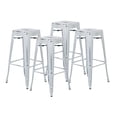 thumbnail image 2 of OSP Designs Bristow 30" Antique White Metal Barstool, 2 of 2