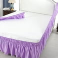 thumbnail image 4 of Unique Bargains Polyester Bed Skirt Elastic Wrap Around Dust Ruffle 15' Drop, 4 of 9