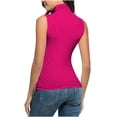 thumbnail image 5 of tarylea Womens Sleeveless Tops Plus Size High Neck Tank Tops Slim Fitted Undershirt Basic Layer Tees, 5 of 5