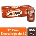 thumbnail image 1 of A&W Root Beer® 355mL Cans, 12 Pack, 1 of 8