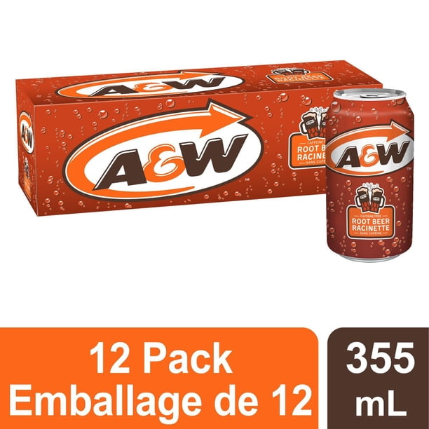A&W Root Beer® 355mL Cans, 12 Pack - Walmart.ca